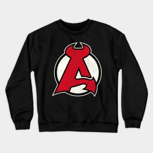 Defunct Albany Devils Hockey Team Crewneck Sweatshirt